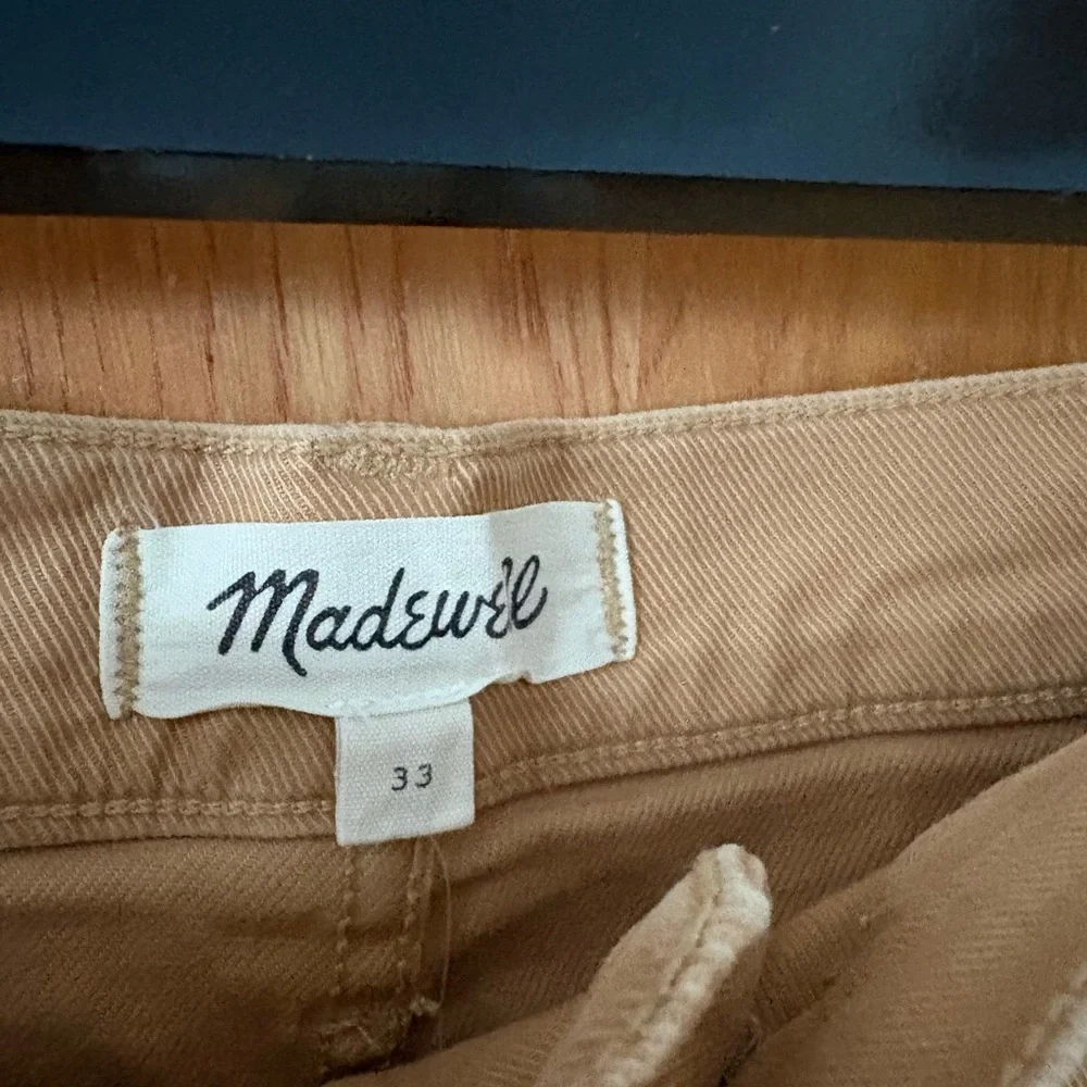 Madewell Tan Women's Cargo Shorts 33 - Picture 5 of 10